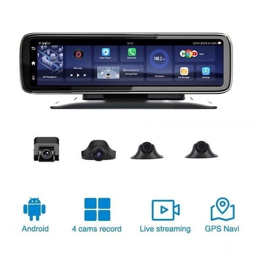 Dash cam 4ch - dash, 360°