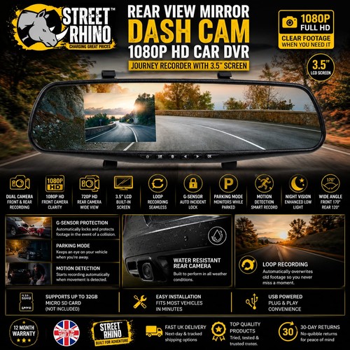 Specchietto retrovisore dash - retrovisore,