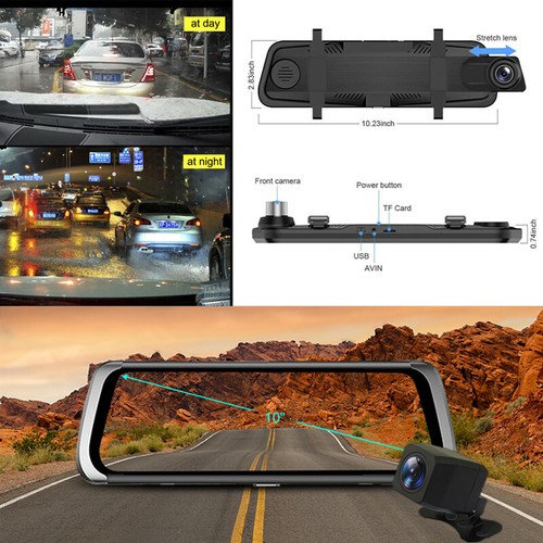 Specchio auto dvr doppia - specchio,